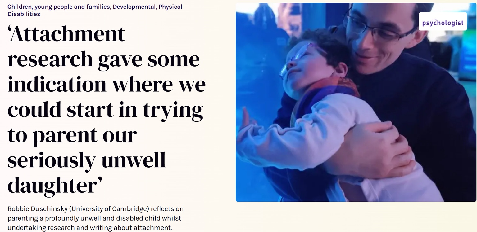 The Psychologist - Attachment research